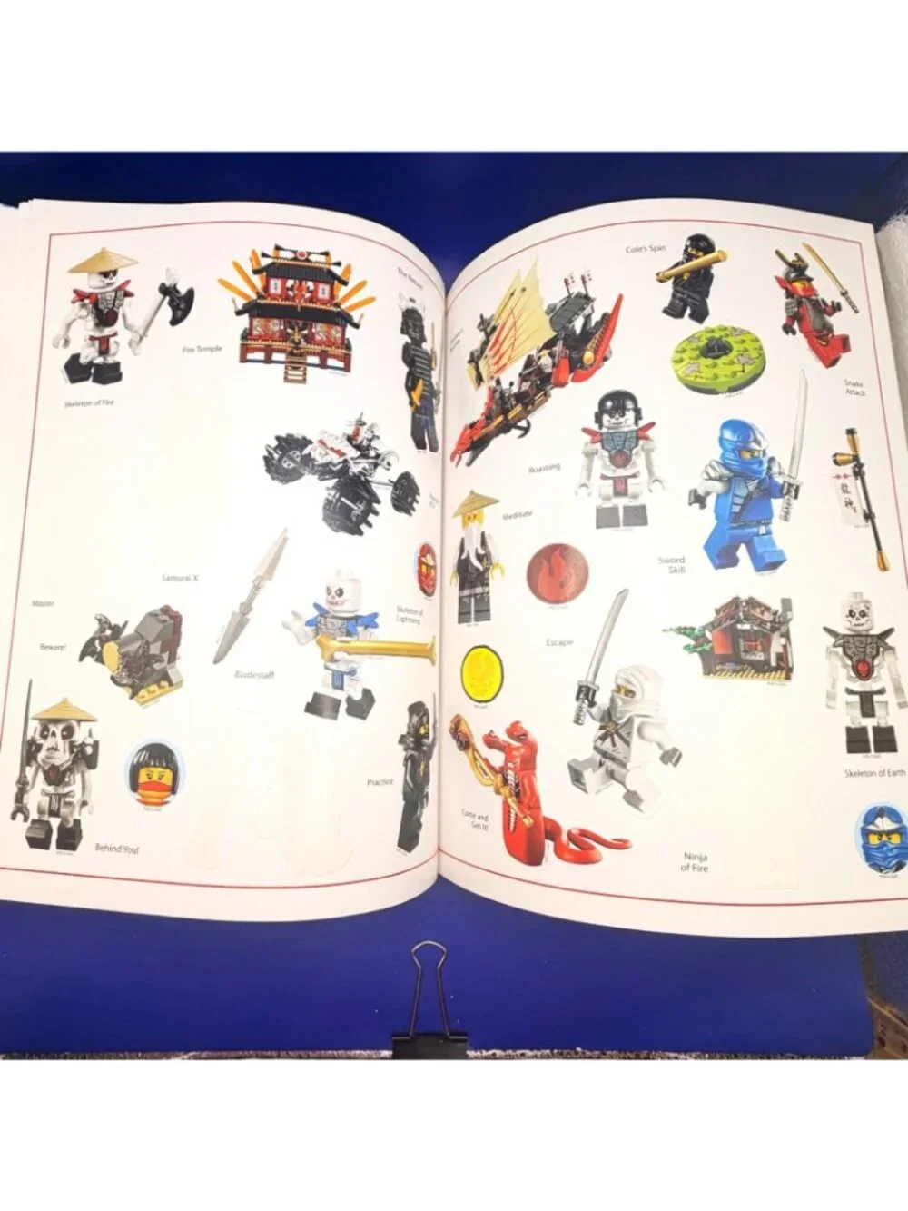 LEGO Ninjago Ultimate 1000 Reusable Sticker Collection Book DK 2012 Partial Used